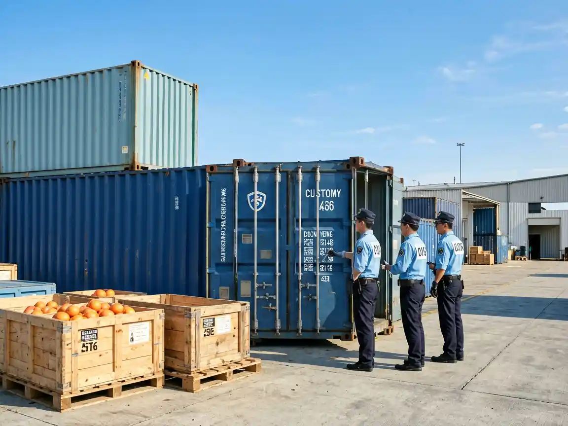 US customs clearance process for Gannan oranges