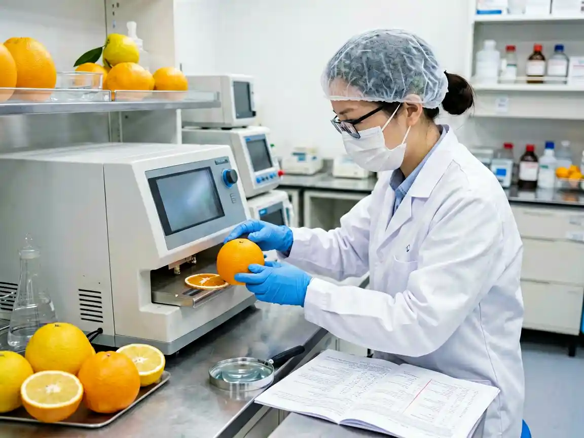 FDA examination process for imported citrus
