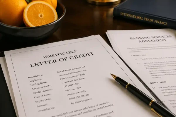 Letter of Credit for Citrus Imports: L/C vs T/T vs D/P Complete Guide