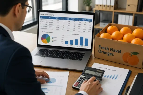 Citrus Import Margin Calculator: FOB Cost → Retail Price Breakdown